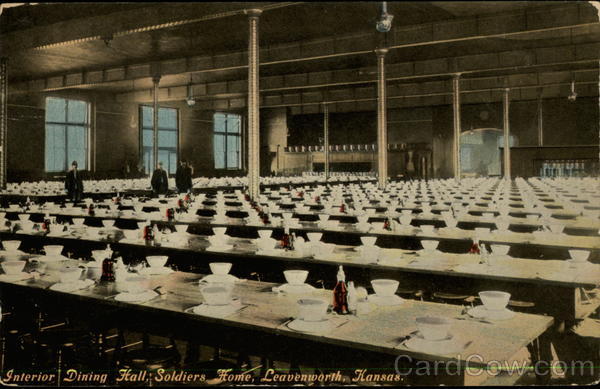 Interior Dining Hall, Soldiers Home Leavenworth Kansas