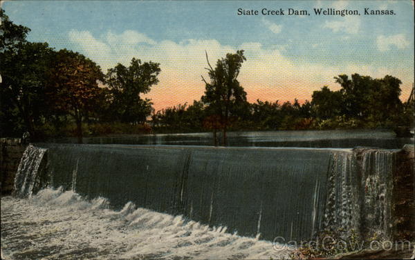 State Creek Dam Wellington Kansas