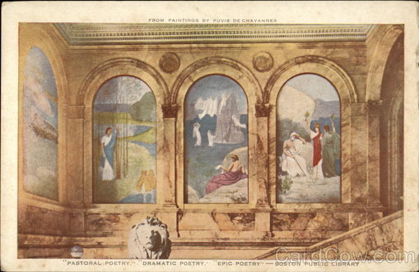 Paintings in the Boston Public Library Massachusetts