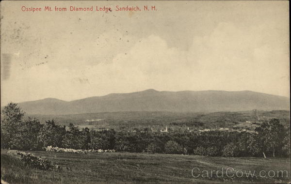 Ossipee Mt. from Diamond Ledge Sandwich New Hampshire