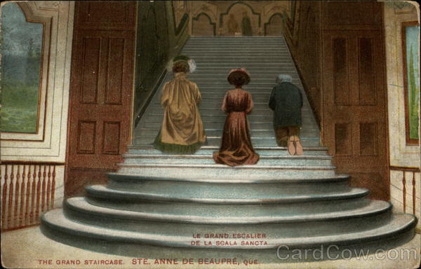 The Grand Staircase at Ste. Anne De Beaupre QC Canada