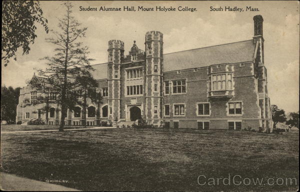 Students Alumnae Hall, Mount Holyoke College South Hadley Massachusetts