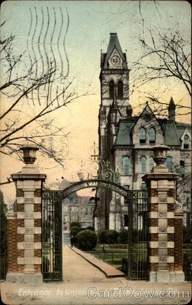 Entrance to University of Pennsylvania Philadelphia