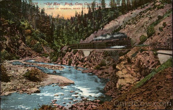 Old Man Rock Cow Creek Canyon Oregon