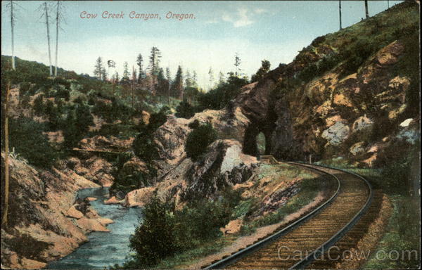 Tunnel in Cow Creek Canyon Oregon