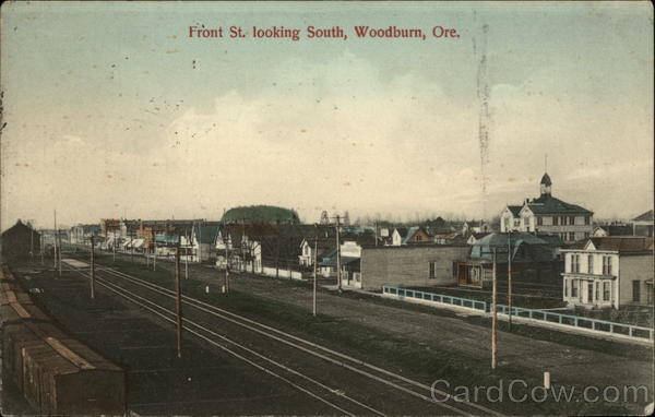 Front St. looking South Woodburn Oregon