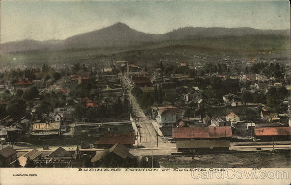 Business Portion of Eugene Oregon