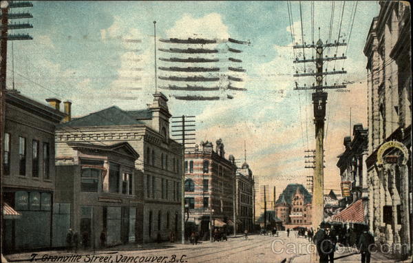 Granville Street Vancouver BC Canada British Columbia