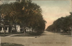 State Street, North of Sixth Avenue Emporia, KS Postcard Postcard