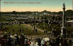 Military Review on the Plains of Abraham Postcard