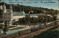 The Arrival of a Pilgrimage Ste. Anne de Beaupre, PQ Canada Quebec Postcard Postcard