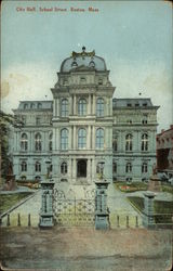 City Hall, School Street Postcard