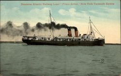 Dominion Atlantic Railway Liner Prince Arthur Postcard