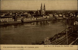 Vue Generale Village Postcard