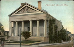 Pilgrim Hall Plymouth, MA Postcard Postcard
