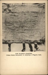 The Pilgrim Charter Plymouth, MA Postcard Postcard