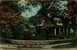 The Locust Lodge Falmouth, MA Postcard Postcard