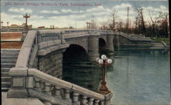 30th Street Bridge, Riverside Park Postcard