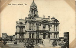 Court House Muncie, IN Postcard Postcard