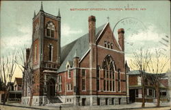 Methodist Episcopal Church Muncie, IN Postcard Postcard