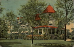 J. Doliver's Residence Postcard