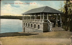 Lake Scranton Gate House Pennsylvania Postcard Postcard