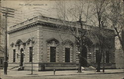 Post Office Monmouth, IL Postcard Postcard