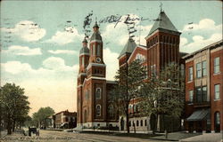 Church of Assuption, German Catholic Syracuse, NY Postcard Postcard