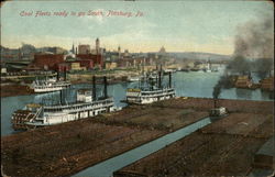 Coal Fleets ready to go South Postcard