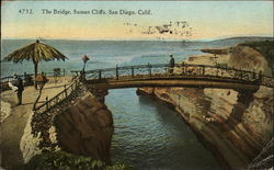 The Bridge, Sunset Cliffs San Diego, CA Postcard Postcard