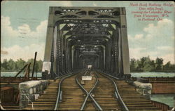 North Bank Railway Bridge Postcard