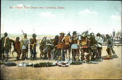 Nez Perces War Dance Postcard