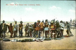 Nez Perces War Dance Lewiston, ID Postcard Postcard