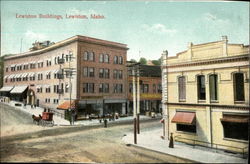 Lewiston Building Postcard