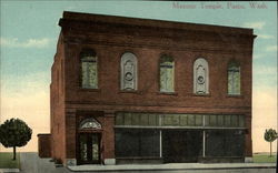 Masonic Temple Postcard