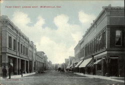 Third Street, looking West Postcard