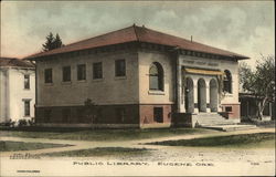 Public Library Eugene, OR Postcard Postcard