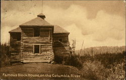 Fort Lugenbeel, Famous Block House on the Columbia River Postcard