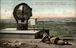 World's Fair Searchlight Los Angeles, CA Postcard Postcard