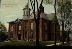 Canton High School Pennsylvania Postcard Postcard