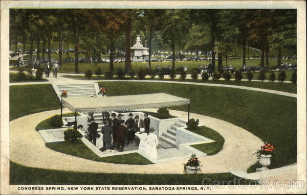 Congress Spring, New York State Reservation Saratoga Springs