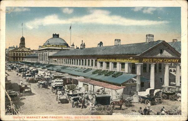 Quincy Market and Faneuil Hall Boston Massachusetts