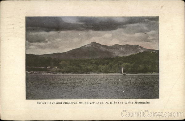 Silver Lake and Chocorua Mt., in the White Mountains New Hampshire