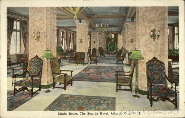 Music Room, The Seaside Hotel Atlantic City New Jersey