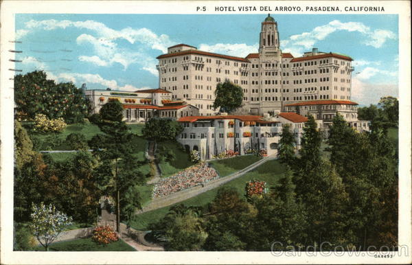 Hotel Vista Del Arroyo Pasadena California