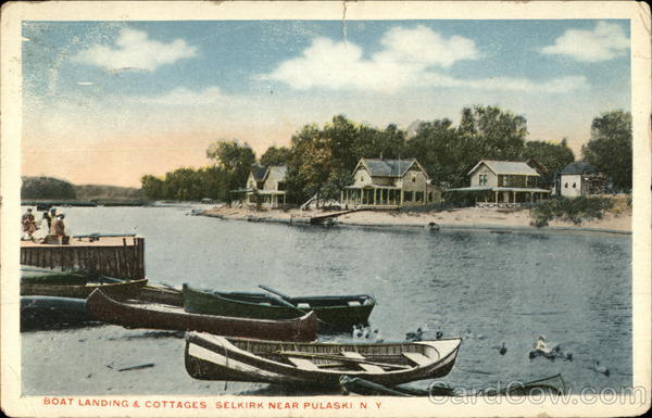 Boat Landing & Cottages, near Pulaski Selkirk New York