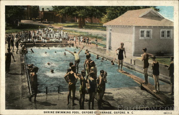 Shrine Swimming Pool, Oxford Orphanage North Carolina