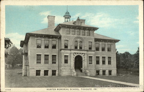 Hunter Memorial School Tidioute Pennsylvania