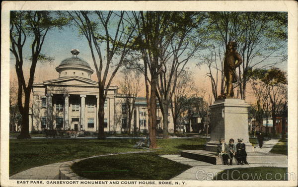 East Park, Gansevoort Monument and Court House Rome New York