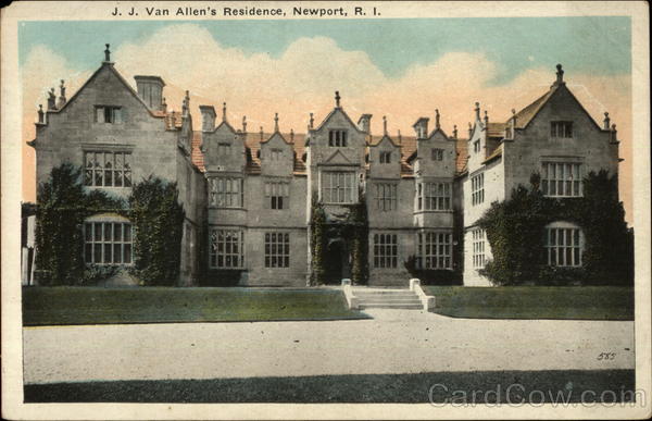 J.J. Van Allen's Residence Newport Rhode Island